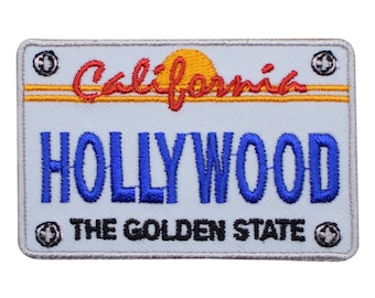 Iron on Hollywood California Patch Los Angeles Star