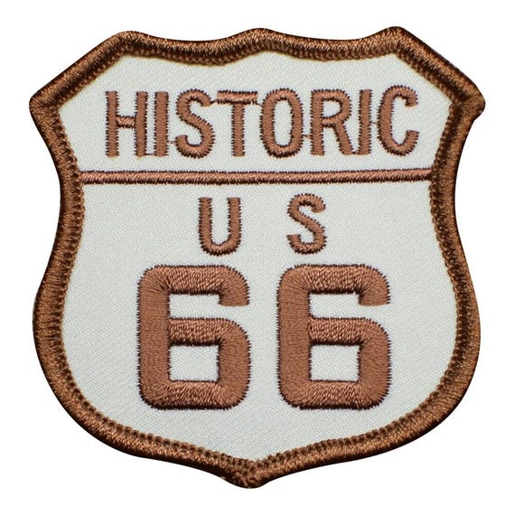 66 ROUTE Ferro Da Ricamo Su Toppe Da Cucire Distintivo - Foto 14