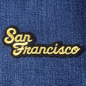 San Francisco Patch - Embroidered Bay Area California Badge 4-5/8" (Iron On)