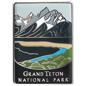 Grand Teton National Park Pin - Teton Range, Wyoming, Official Traveler Series