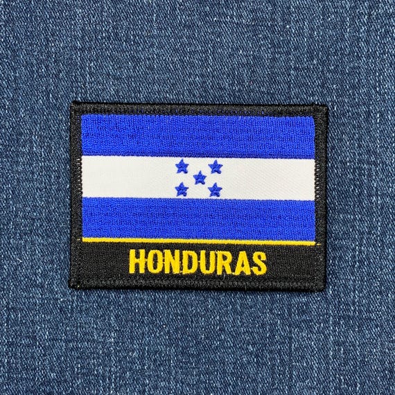 Toppa Ricamata Honduras – Da Cucire O Stirare – 8 X 5 Cm - 5