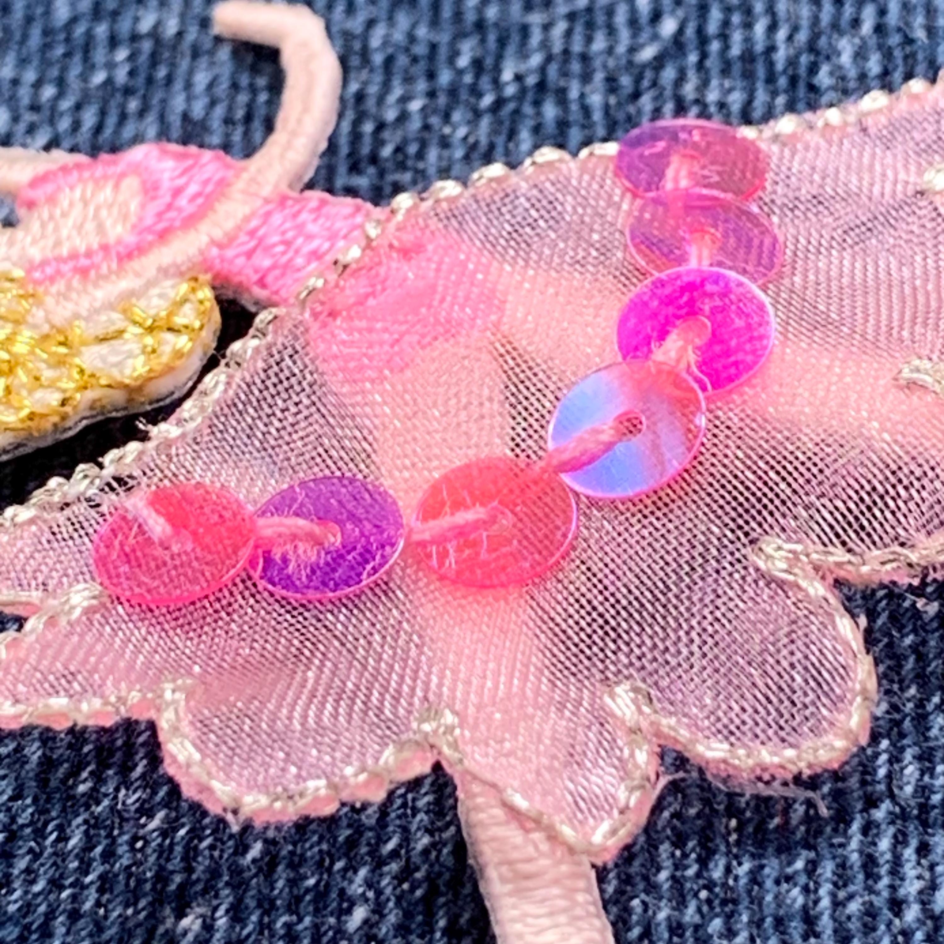スパンコール付きバレリーナアップリケパッチ - 刺繍バレエダンサー