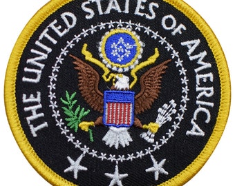 Presidential Seal Patch - United States President, USA Badge 3" (Iron on)