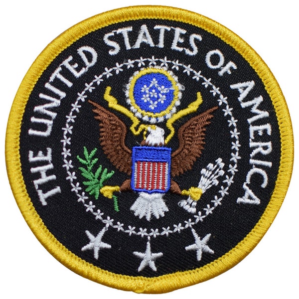 Presidential Seal Patch - United States President, USA Badge 3" (Iron on)