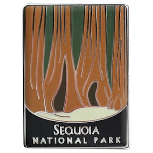 Sequoia National Park Pin - Giant Redwoods, California Souvenir, Traveler Series