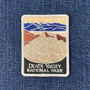 Death Valley National Park Patch Embroidered California Nevada Hiking Souvenir Travel Gift Badge