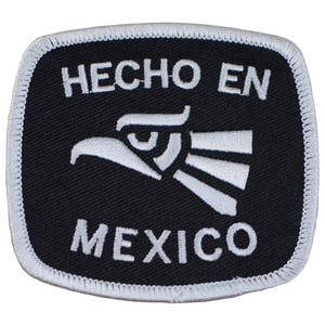 &quot;Hecho en Mexico Patch - Spanisch &quot;&quot;Made in Mexico&quot;&quot; Adler gesticktes Abzeichen 3-1 / 8 &quot;&quot;(aufbügeln oder annähen)&quot;