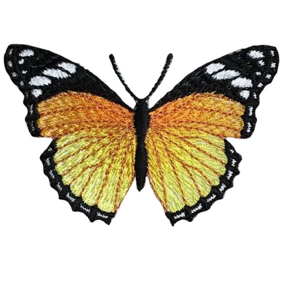 Big Rainbow Black Butterfly Patches Iron on Patch Embroidery Applique  Patches Butterfly Patch Butterfly Applique Nr 5 