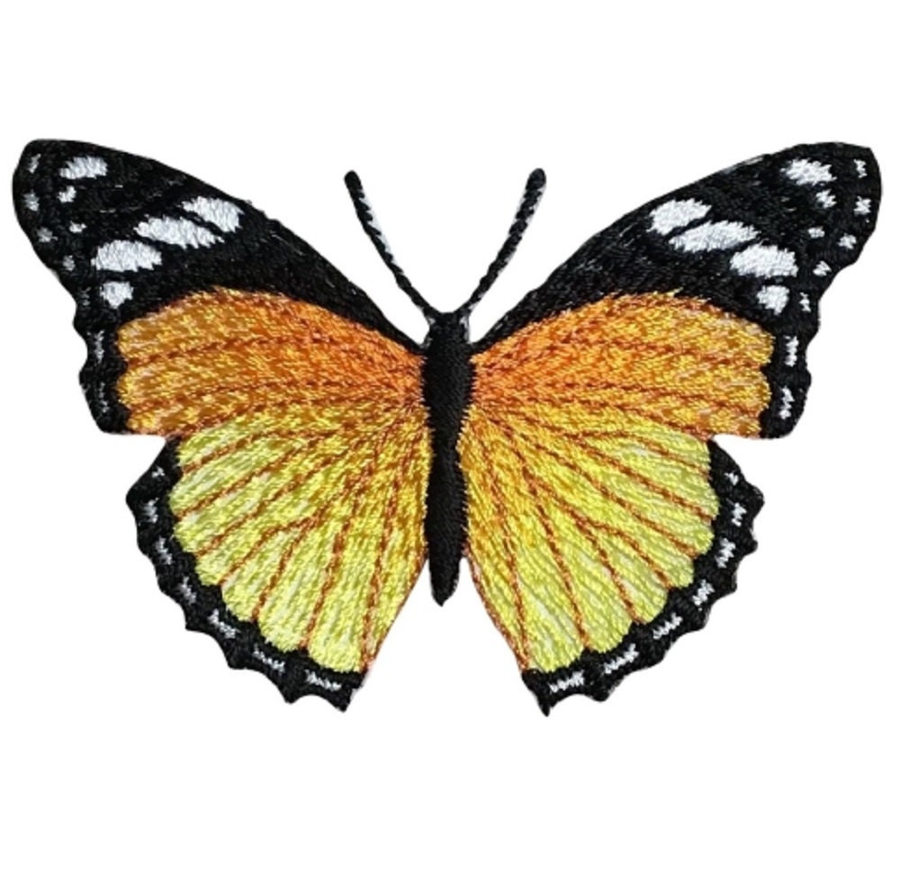 Monarch Butterfly Patches (5 Pack) Insect Iron On Patch Appliques