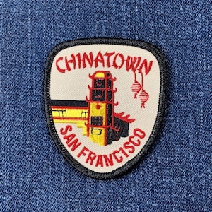 Chinatown San Francisco Patch - Embroidered California Badge 3.25" (Iron On)