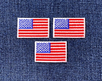 アメリカ/日本国旗刺繍パッチ - Etsy 日本