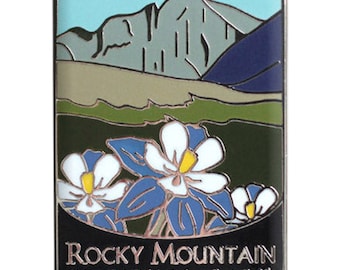 Rocky Mountain National Park Pin - Colorado Souvenir, Official Traveler Series