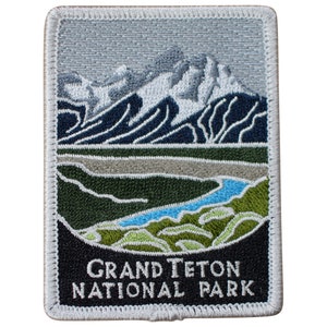 Grand Teton National Park Patch - Teton Cordge, Wyoming Abzeichen 3 "(Bügeln)