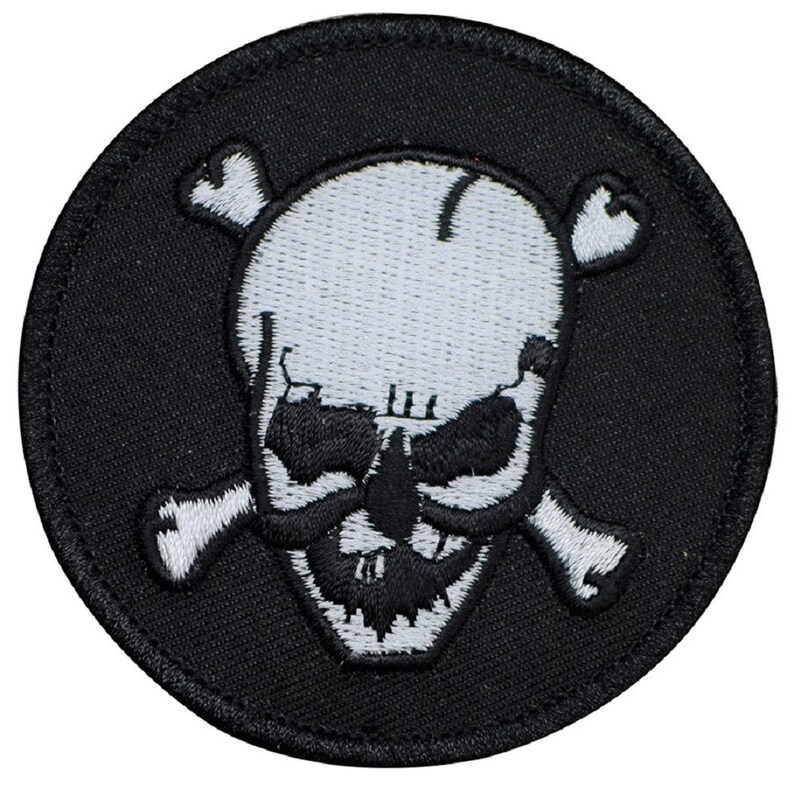 Skull and Crossbones Patch iron On - Etsy
