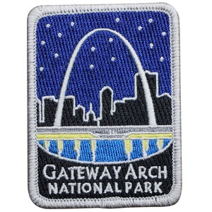 Gateway Arch National Park Patch - St. Louis, Missouri, MO Badge 3" (Iron on)