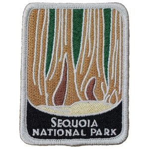 Sequoia National Park Patch - Redwood General Sherman California 3&quot; (Iron on)