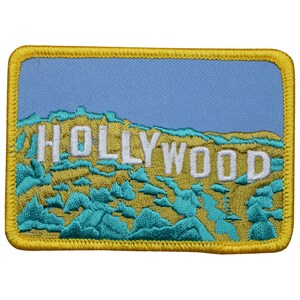 Hollywood Patch - Hollywood Hills, California, Los Angeles 3.5" (Iron on)