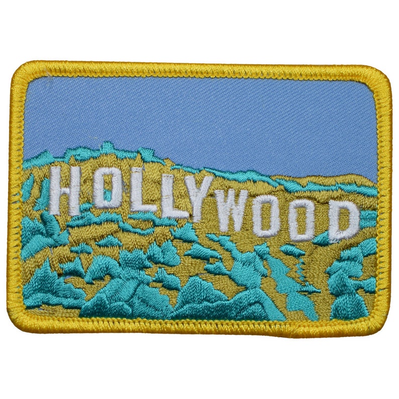 Hollywood Patch Hollywood Hills, California, Los Angeles 3.5 Iron on image 1