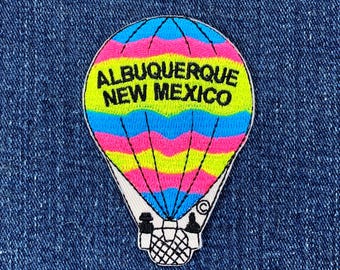 Albuquerque New Mexico Patch - Gesticktes Heißluftballon Abzeichen 3 "(Iron On)