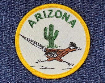 Vintage Arizona Roadrunner With Cactus Patch - Etsy