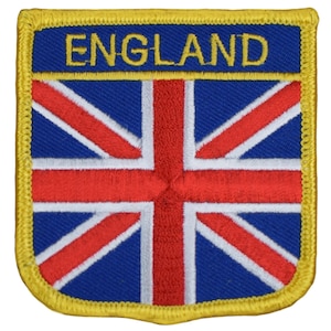 England Patch - United Kingdom Great Britain London Embroidered Badge 2.75&quot; (Iron on)