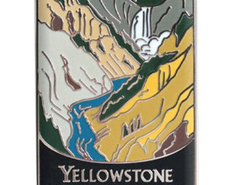 Yellowstone National Park Pin - Wyoming, Montana, Idaho, Traveler Series