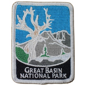Great Basin National Park Patch - Bristlecone Pine, Nevada Badge 3&quot; (Iron on)