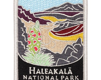 Haleakala National Park Patch - Palikea Stream, Maui, Hawaii Badge 3" (Iron on)