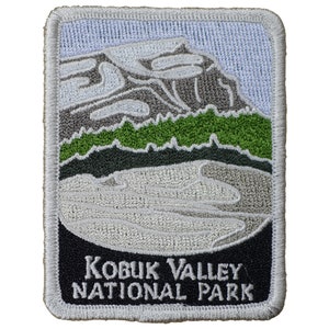 Kobuk Valley National Park Patch - Arctic Circle, Kotzebue, Alaska 3&quot; (Iron on)