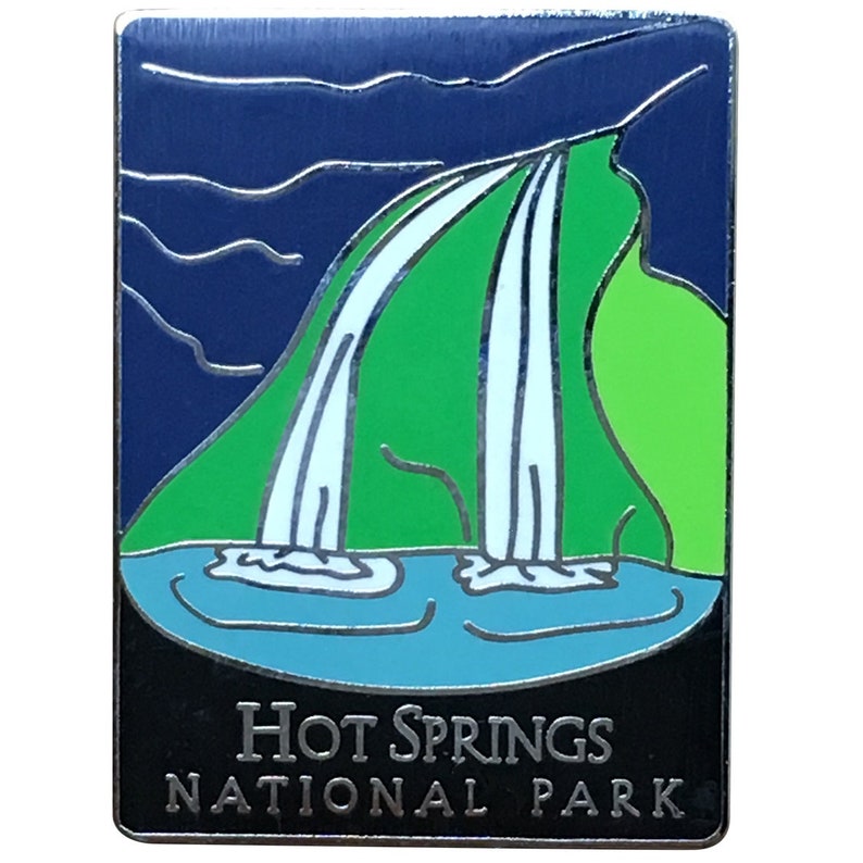 Hot Springs National Park Pin Arkansas Souvenir Official Etsy