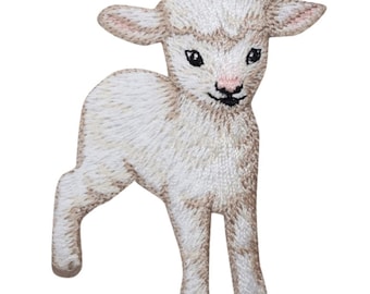 Cute Black Sheep Ewe Character Pretty Goat Fun Kids Children Iron-On Patch #A044 Cute Black Sheep Ewe Character Pretty Goat Fun Kids Children Iron-On Patch #A044