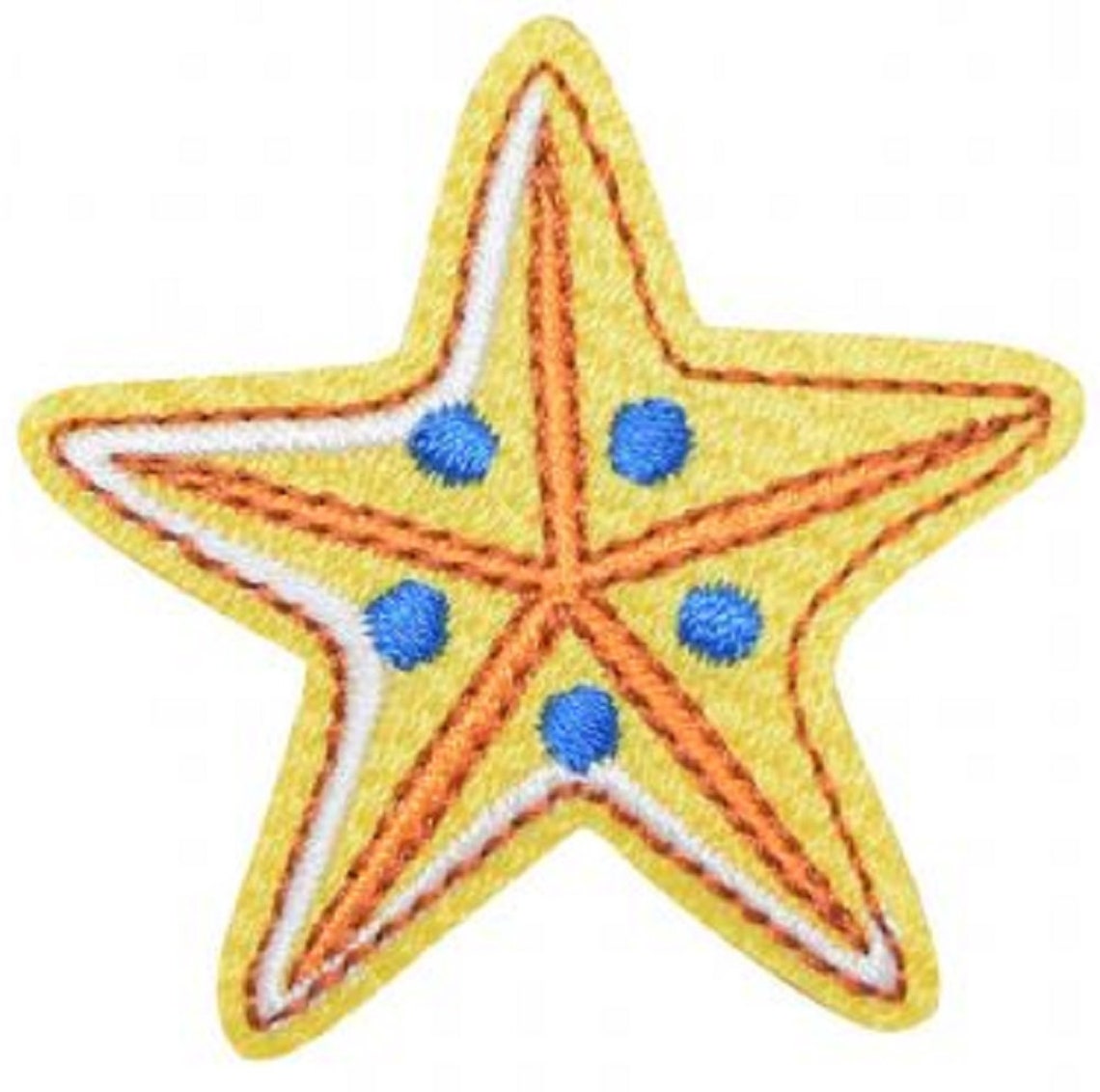 Starfish Applique Patch Sealife Ocean Beach Badge Etsy