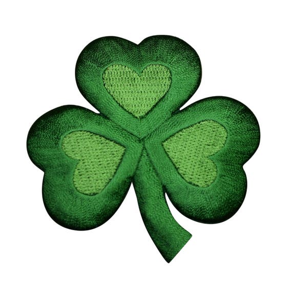 Mickey Mouse Patch Clover St Patrick Day Luck Iron On Applique 2.50/" X 2.50/"