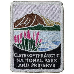 Gates of the Arctic National Park Patch - Brooks Range, Alaska 3&quot; (Iron on)