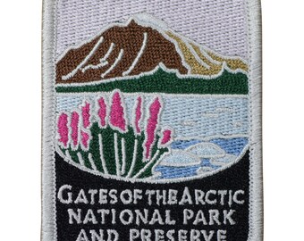 Gates of the Arctic Nationalpark Aufnäher - Brooks Range, Alaska 3" (aufbügeln)