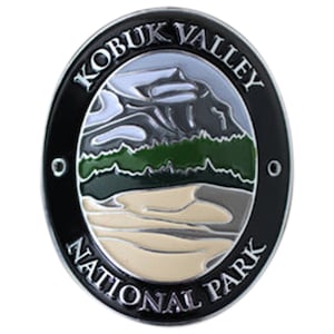 Kobuk Valley Walking Stick Medallion - Alaska National Park Hiking Collectors Badge