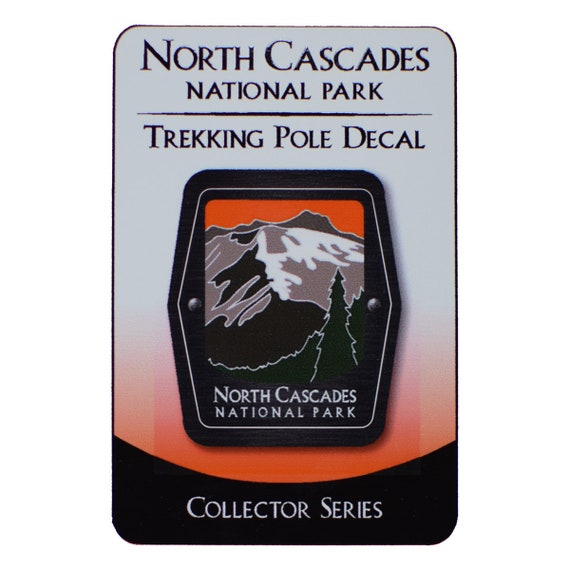 North Cascades National Park Walking Hiking Stick Medallion Washington