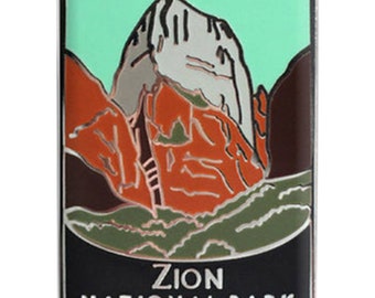 Zion National Park Pin - Utah Souvenir, Official Traveler Series
