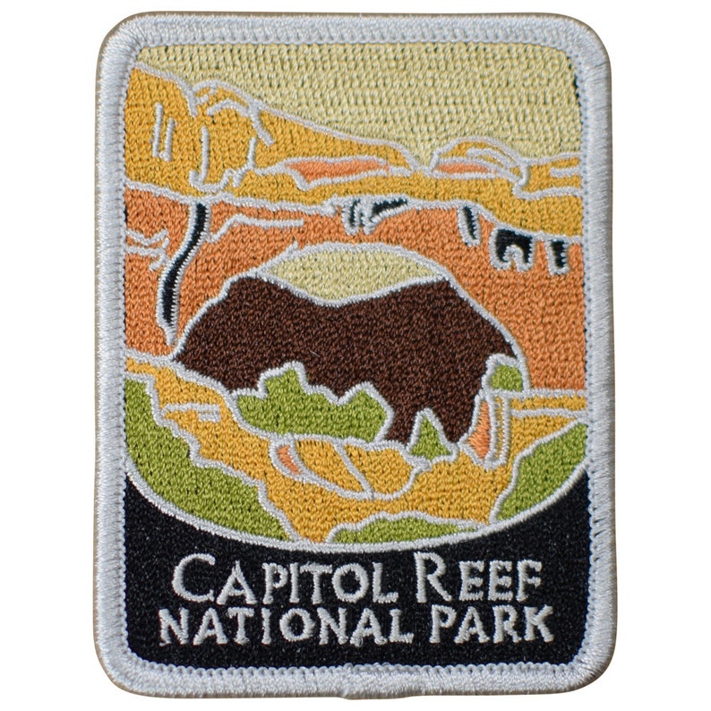 Capitol Reef National Park Patch Hickman Natural Bridge, Utah Iron on image 1