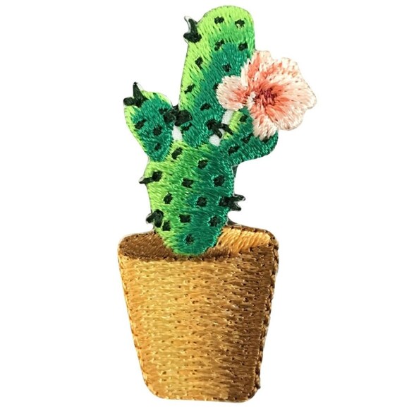 Parche de aplique de cactus flor rosa 1-7/8 hierro - Etsy México Parche de aplique de cactus flor rosa 1-7/8 hierro - Etsy México