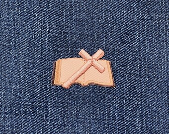 Cross & Bible Embroidered Applique Patch - Embroidered Christ Jesus Badge 1.75" (Iron On)