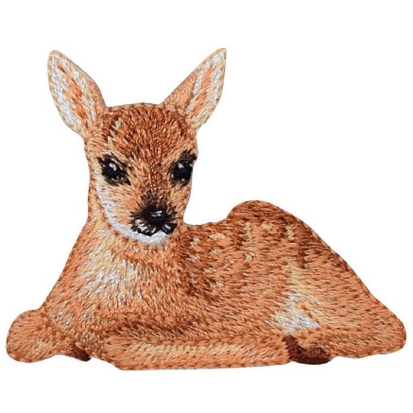 Deer Rehkitz Applikation Aufnäher - Baby Deer Abzeichen 2-1/8" (aufbügeln)