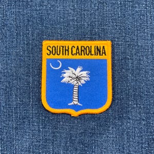 South Carolina Patch - Savannah River, Charleston, Columbia 2.75&quot; (Iron on)