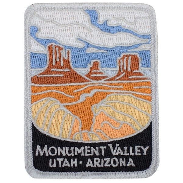 Monument Valley Patch - Utah, Arizona, Colorado Plateau, Navajo 3" (zum Aufbügeln)