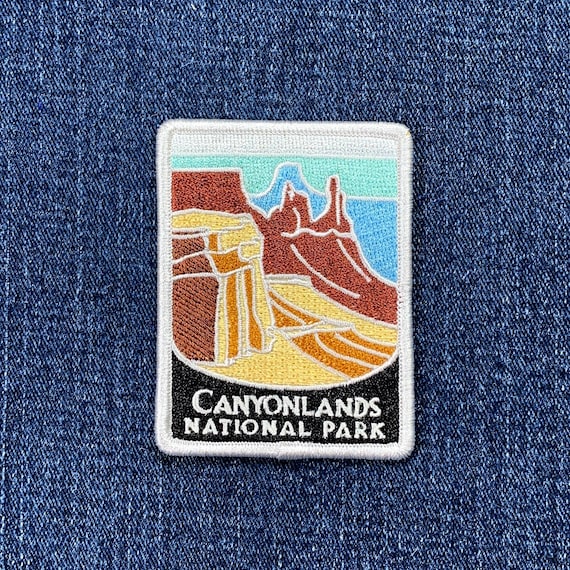 Canyonlands National Park Patch – Embroidered Iron-On Souvenir, USA Made