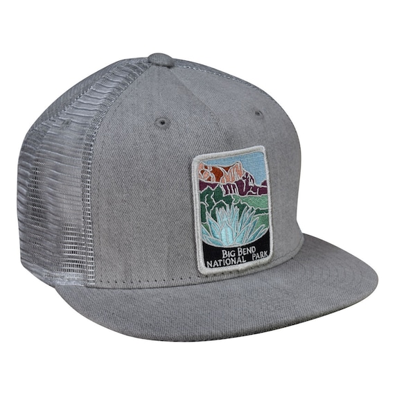 Big Bend National Park Trucker Hat by LET'S BE IRIE Gray