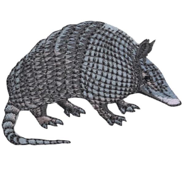 Armadillo Applique Patch - Zookeeper, Animal Badge 2.5" (Iron on)