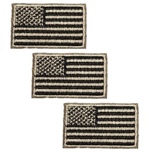 American Flag Patch United States of America, USA iron On Embroidered  Premium Quality Patch for Vest Jacket Uniform Costume Bags 