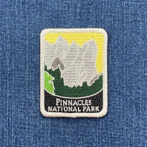 Pinnacles National Park Patch - Volcanic Mountains, California 3&quot; (Iron on)