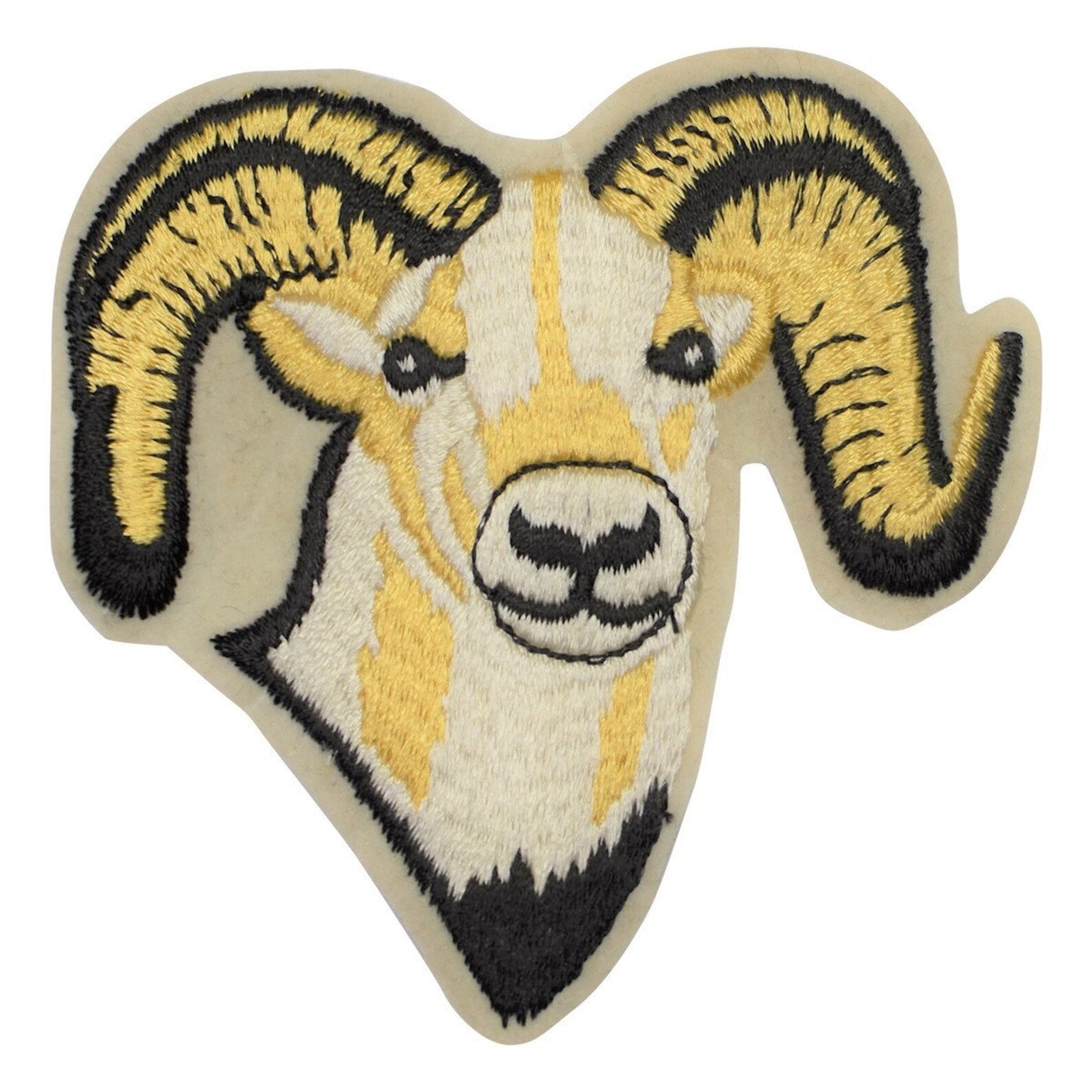 Vintage Ram Patch Horned Animal Badge 4 iron On Etsy